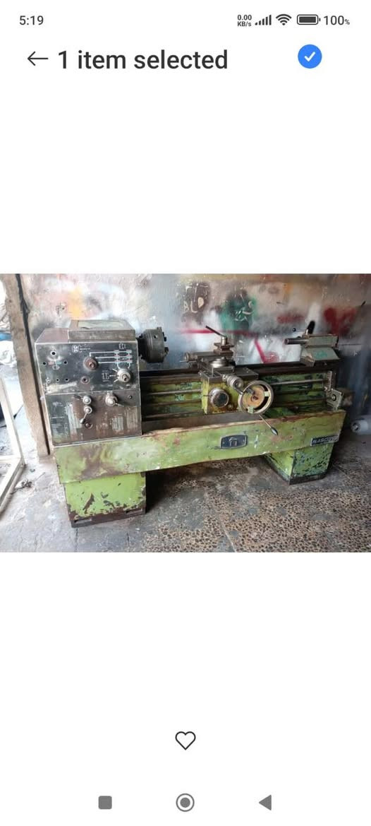 تورنه برازيليه طولها من العينه للسنتر تقريباً متر وربع ماطورها موجود 3 فيز الاصلي فقط بحاجة الى ربط الماطور والنقص الثاني ويل السنتر شغلته بسيطة ويدات تحويل الكير فقط سلايد نظيف 100‎%‎ البنگ نضيف جداً سعرها مليون و 100 الف ماكو هيج بس اريد ابيع مكانها بغداد كمب سارة 
رقم الهاتف ***********
