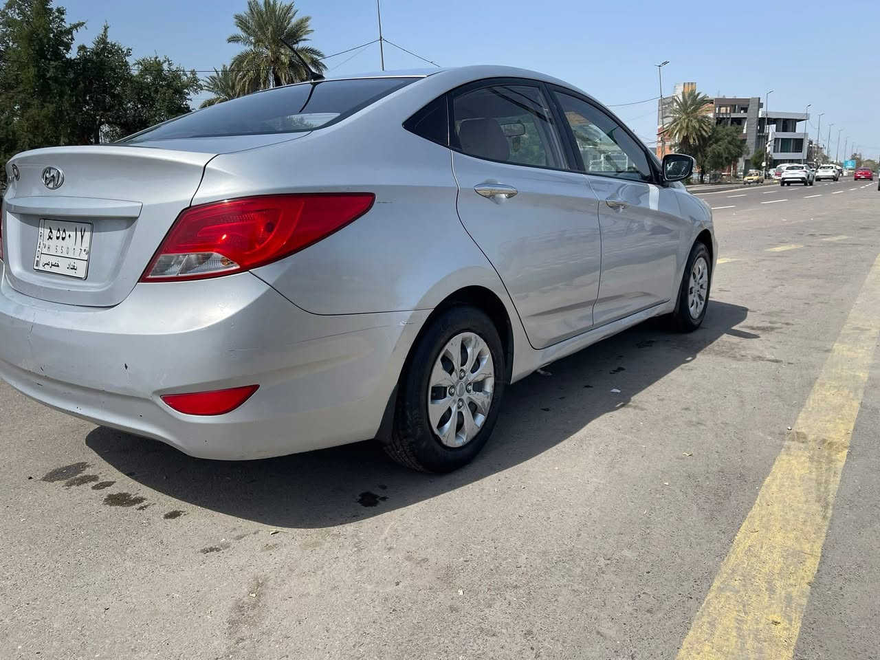 للبيع اكسنت 2016 خليجي
رقم بغداد 
بيها جاملغ امامي وباب خلفية 
بدون دواخل 
بيها قطعتين صبغ 
السونار مرفق ب المنشور 
السيارة جاهزة مابيها شي 
السعر / 88 وبيها مجال بسيط 
مكاني / ديالى جديدة الشط
للاستفسار / ***********
