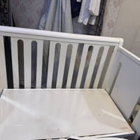 سرير أطفال • خشب زان • مع دوشك