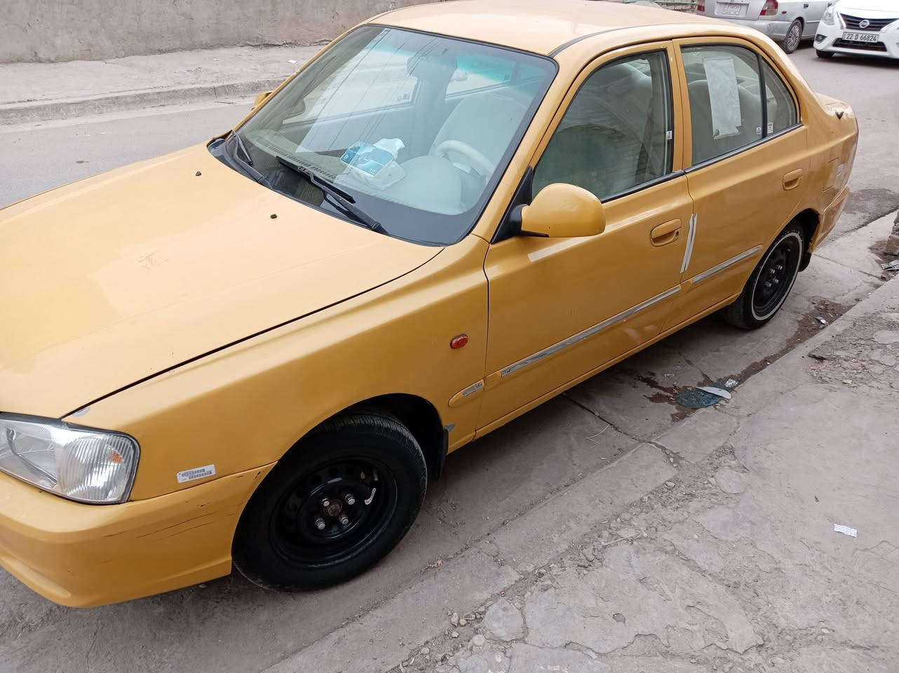 فيرنا 2014 للبيع سياره جهازه من كلشي محرك كير مكفولات وعلى ضمانتي السياره
سويج بصمه وشاشه داخليه تبريد شغال خير من الله
 رقم انكليزي بغداد
غرامات مصفره هيئه مدفوعه
السياره ب اسمي تحويل ثاني يوم
السياره كامله االسعر 68 وبيها مجال بسيط للشراي 
العنوان بغداد الشعب شارع الصحه
رقم تليفوني للاستفسار ***********
