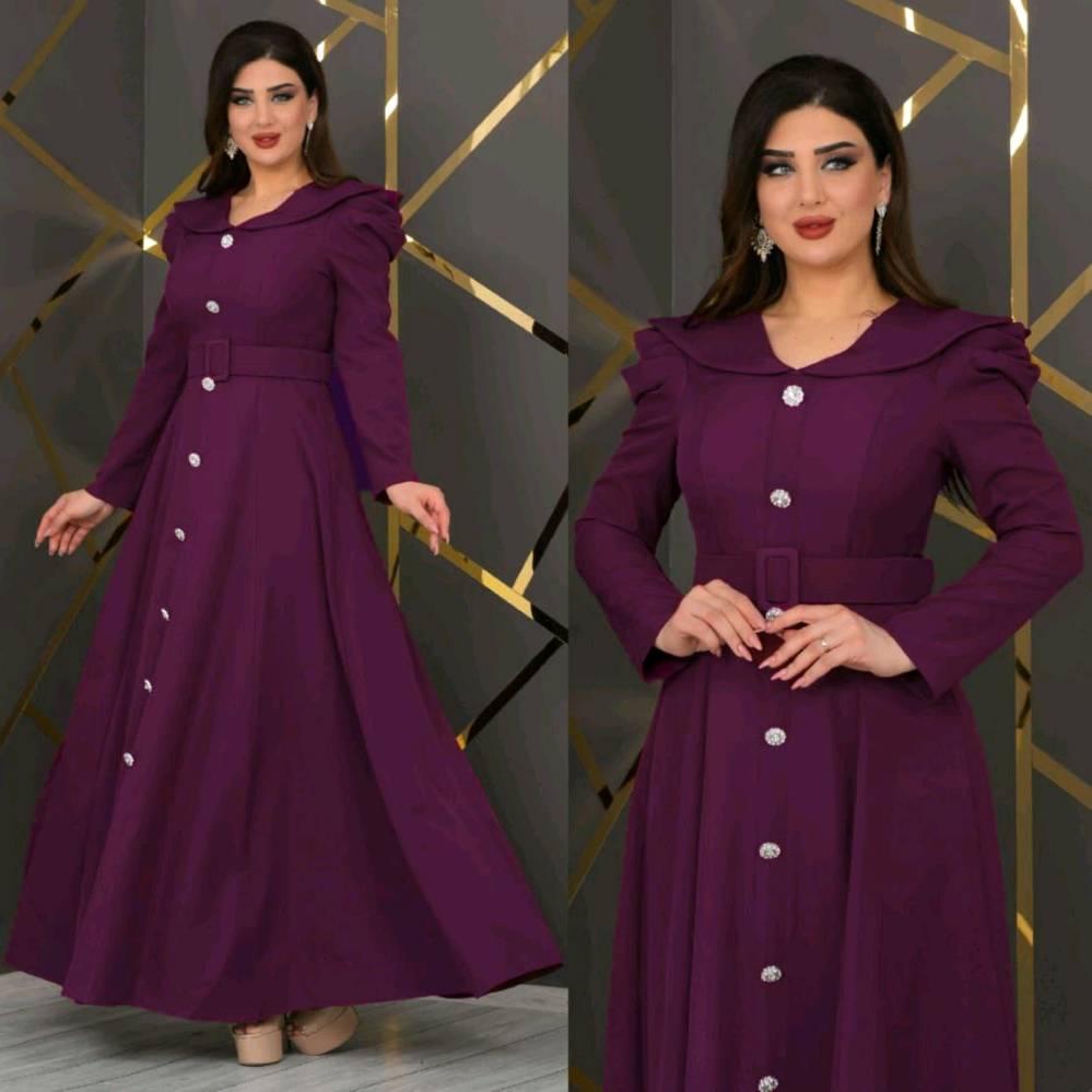 فستان جميل وانيق يحتوي ع جميع القياسات