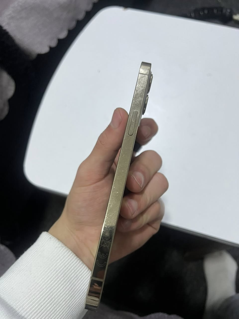 12برو ماكس
ذاكره256
بطاريه75
جهاز نضيف ما مفتوح مال بيت
نموذجm
 سعر450
خابروني ونتفاهم
***********
