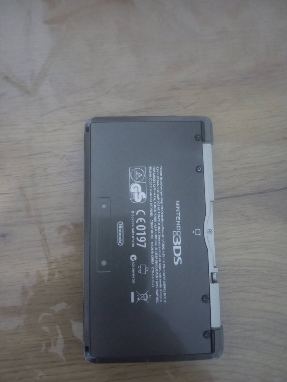 السلام عليكم
3ds مهكر نظيف عدا طخة بسيطة بالظهر موضحة بالفديو
السعر 150 الف


**إذا كنت صاحب هذا الإعلان وتريد حذفه لأي سبب، رجاءا أرسل رسالة إلى الدعم الفني**