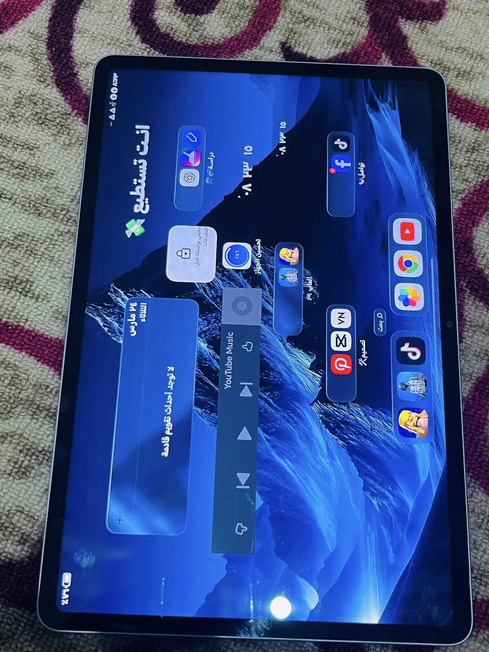 أونر باد 10 ذاكره 256 الشاشه 120 هيرتز كامل ملحقات استخدام شهر أو اقل  ***********
