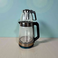 تريد شاي جاهز بطريقة مرتبة وأنيقة؟ ☕🔥  غلاية بومان 2×1 تجمع بين غلي ال...