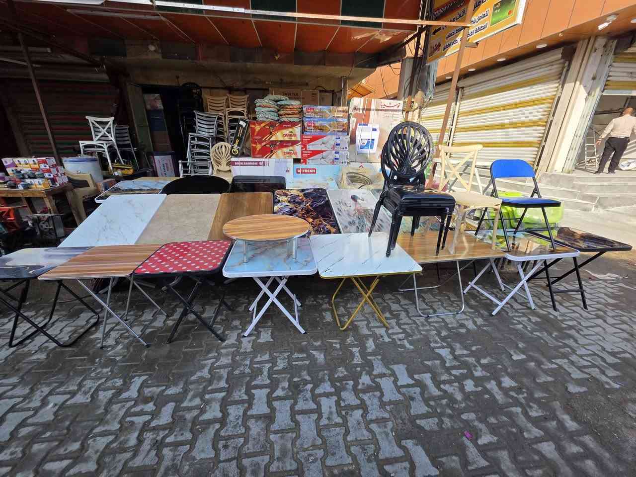 سلام عليكم 
معرض عمار الشماطي للاجهزه الكهربائيه والأثاث المنزالي 
عرض خاص وفتره مفتوحه والكميات خير من الله 
اسعار مناسبه جدا وبسعر جمله
ميز طعام نوعيه ممتازه اشكال وأحجام مختلفه
كرسي عظم اصلي ضمان ٦اشهر 
للاستفسار اكثر مراسله صفحه 💌 واتساب*********** 
موقع المحل
مدخل سوك مقابيل كراج بغداد معرض عمار الشماطي للاجهزه الكهربائيه والأثاث المنزالي
