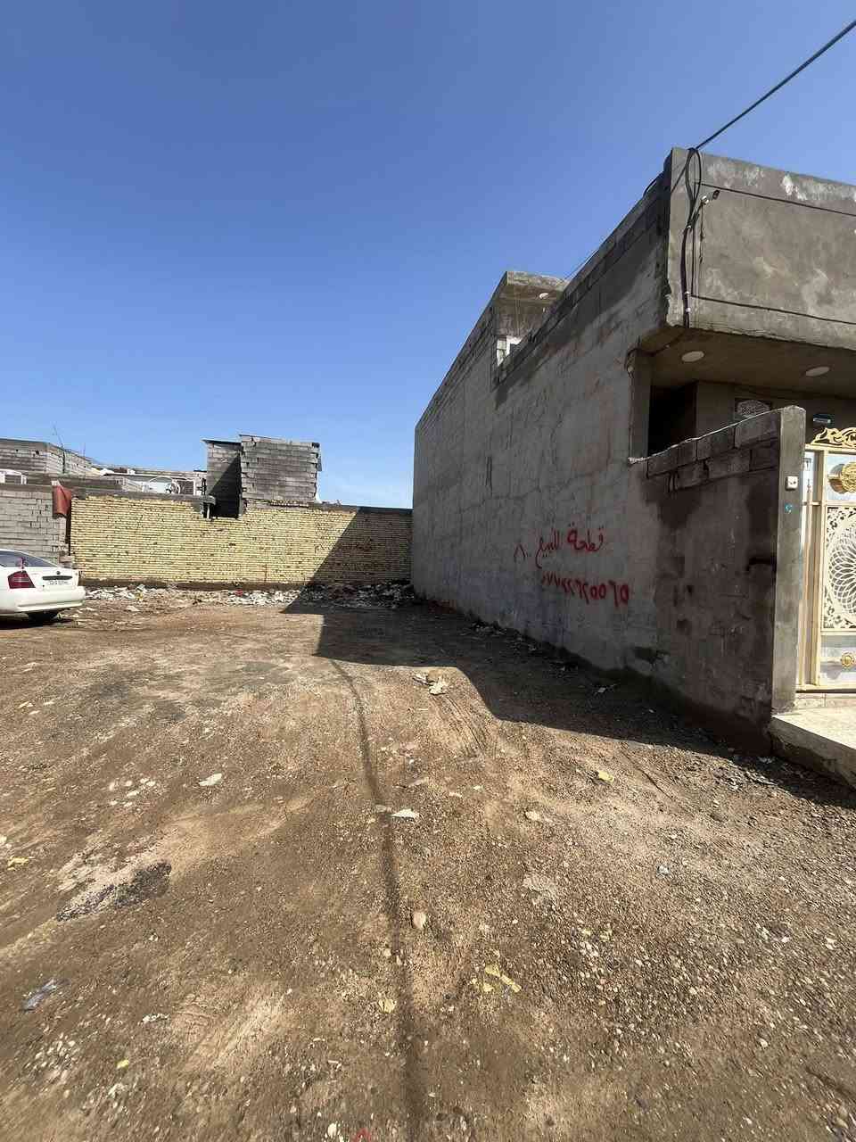 قطعة للبيع 100 م - بوب الشام.زراعي منطقة اسوار بغداد السعر 18 وبيها مجال  ***********
