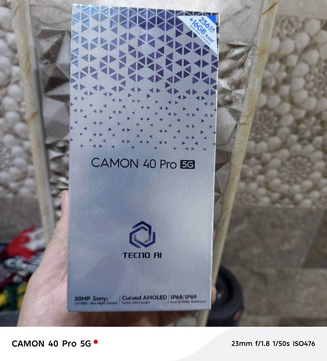 تكنو كامون ٤٠ برو فايف ج أخو الجديد أغراضه كامله السعر ٣٠٠


**إذا كنت صاحب هذا الإعلان وتريد حذفه لأي سبب، رجاءا أرسل رسالة إلى الدعم الفني**