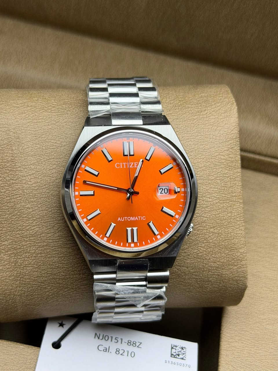 CITIZEN 
اصلي وكالة 
بدون مرفقات
ماكنة اوتماتيك كشف مختم Citizen 
نافذ شهري  
مينا مميزة اورنج 
ارقام واميال لامينوس بالكامل 
ستانلس ستيل بالكامل 
جام زفير كرستال مقاومة للخدش 
مقاومة للماء 50 متر 
مختم بالقفل والظهر والزمبلك 

السعر مناسب جداً للمهتمين 🔥

iRJmFhlsjQShHLeikp


**إذا كنت صاحب هذا الإعلان وتريد حذفه لأي سبب، رجاءا أرسل رسالة إلى الدعم الفني**