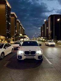 BMW X6 2008  بيع او مراوس حسب القناعة  3000 ديزل تك توربو  السيارة كفا...