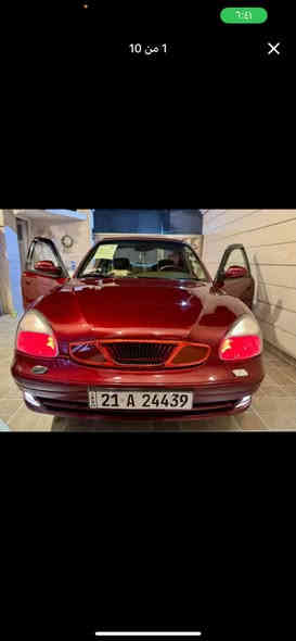 دايو نوبرا(2) للبيع 2000 دفتر بانزين موجود تبريد ثلج ❄️ كير اوتوماتيك رقم سليمانية سنوية وهزه ورقم كل جديد لغاية 2029 باسمنا شرط تحويل.سيارة بدون ضرر بدون حادث بدون خياس صبغ عام للجمالية فقط شرط الفحص وكير ومحرك وتبريد كل شغال،تايرات جديده،باتري جديد،صدر امامي خلفي جديد،كهربائيات كل شغال،، باور،Abs قفل مركزي سيارة كلش نظيف دواخل سيارة جديدة  ***********
