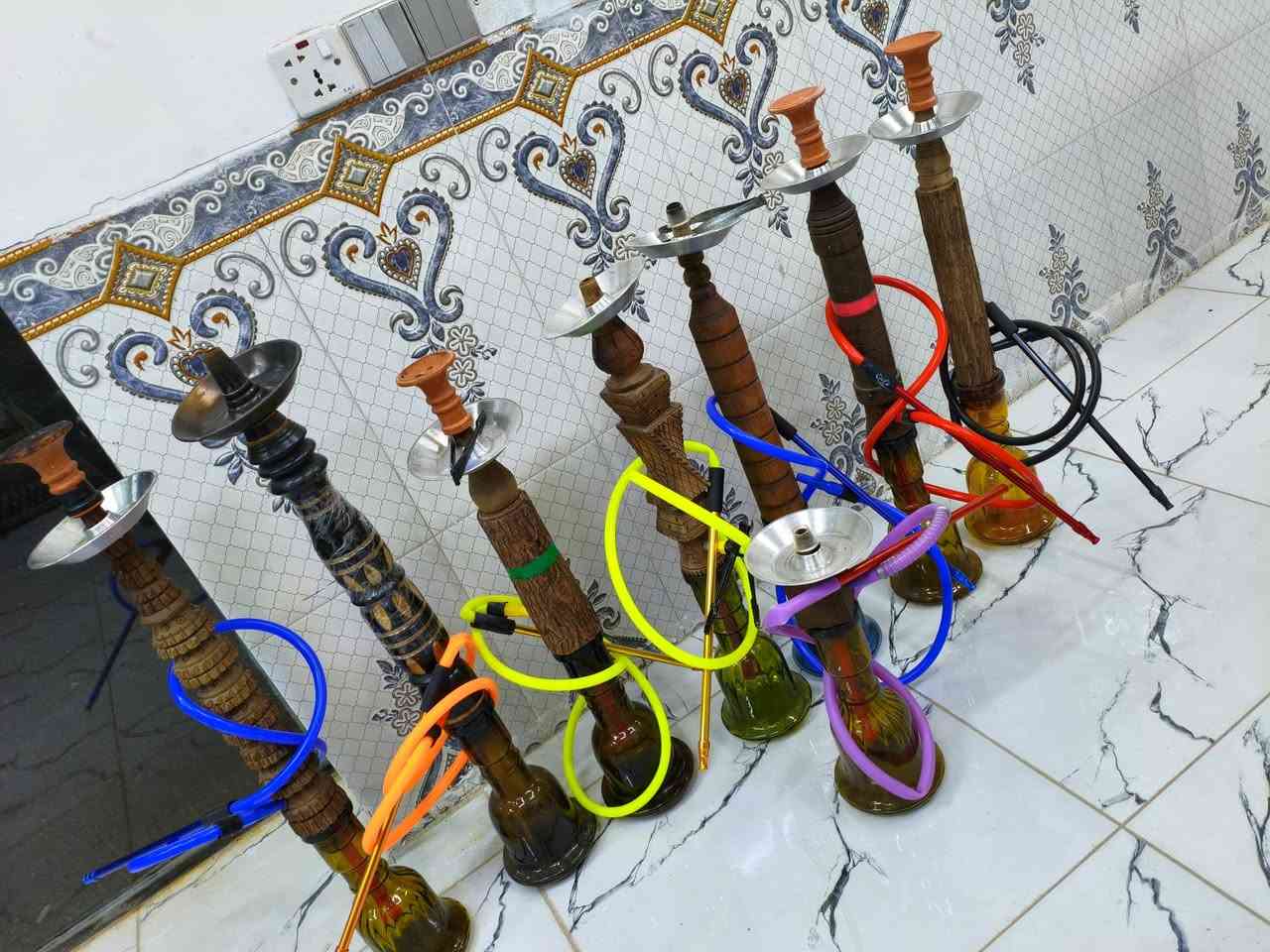 نراكيل مال كوفي مطعمات جاهزات فول خشب جوز الهند طعم مرتب بيع شلعه وحده مفرد موجود اخر ١٠ قطع عندي العنوان الفلوجه المختار السعر ١٥ للقطعه كامل الملحقات قفل السعر ***********
