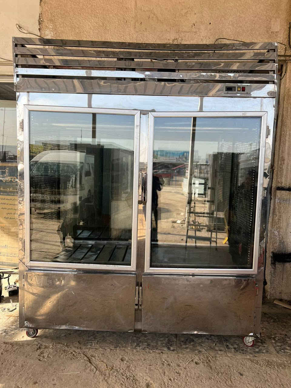 براد الحوم تركي وجه مرمر قياس ارتفاع مترين ونص وعرض مترين
السلام عليكم من رخصة الادمن عارضه الحوم تركي وجه مرمر داخل وخارج سل ستيل كناره
العنوان بغداد جسر ديالى الكرغوليه خلف محطة الوقود شارع
الاستفسار الاتصال *********** علمنا بيه وتساب
