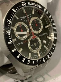 ساعة TISSOT سويسري اصلي بطارية  ستوب وج  كرونوكراف  مكينة ٤حجر  نافذة ...