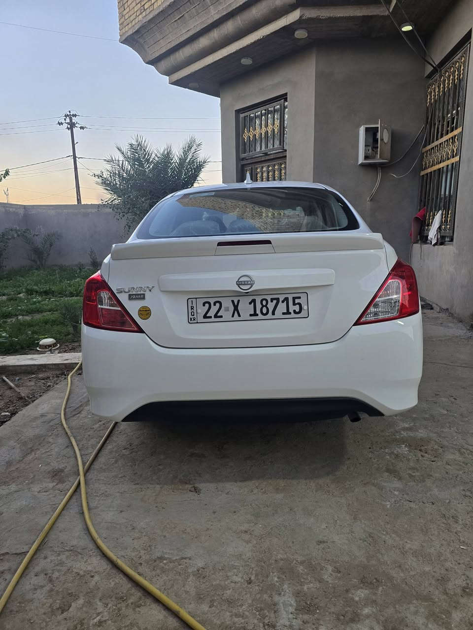 السلام عليكم اخوان سياره نيسان صني هندي رقم اربيل مكفوله زيرو مكاني ديوانيه  *********** و***********
