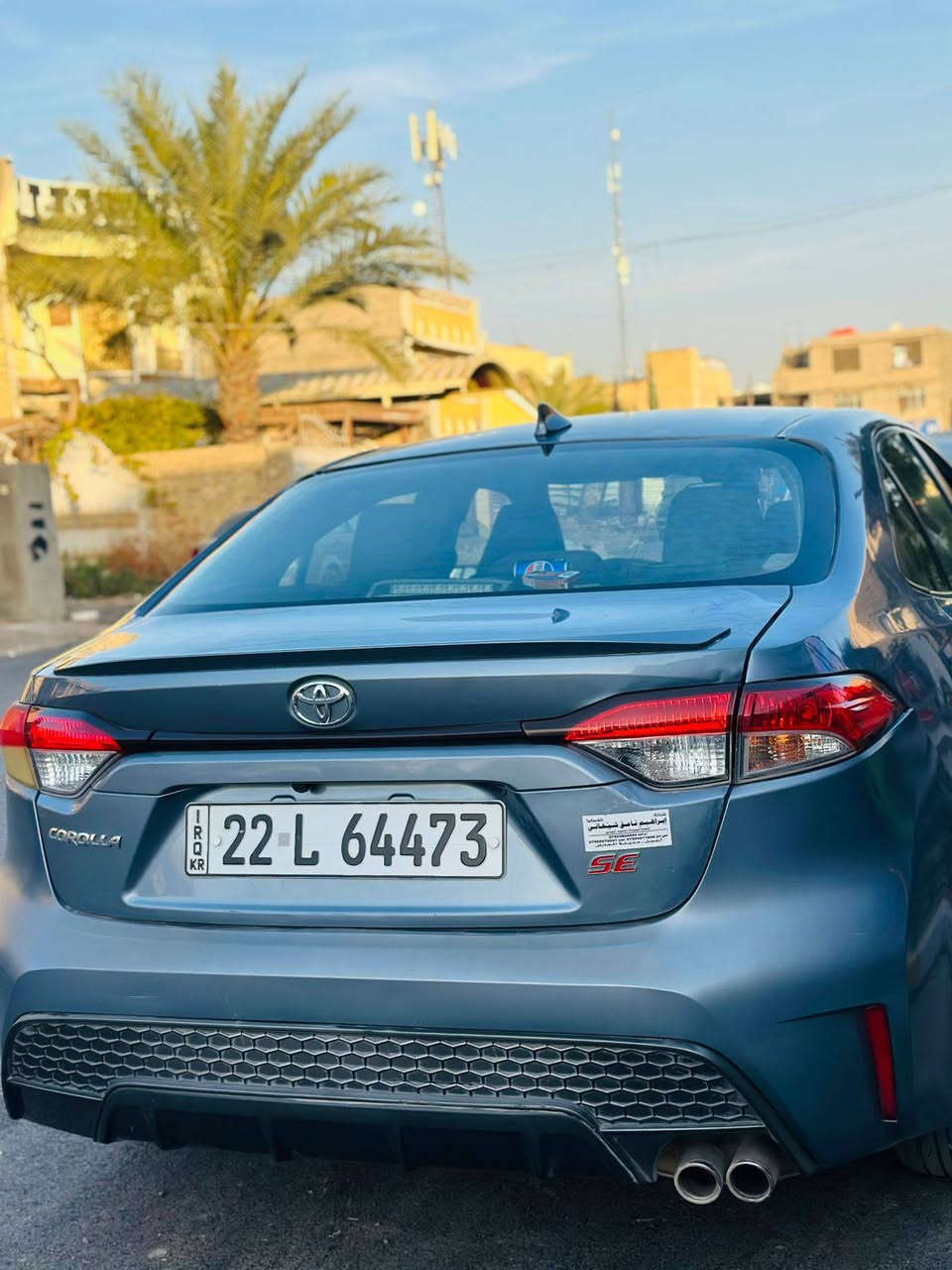 للبيع 
كورلا ٢١ se 
رقم اربيل بأسمي 
مكانها بغداد
بدون فتحة 
محرك ٢٠٠٠
رادار 
وتحديد مسار 
نظام مانع تصادم 
وبعد موصفاتها معروفة 
صور الحادث بالمنشور 
قطعتين صبغ بدون كص 
سعرها ١٤٥ وبيها مجال 
***********
