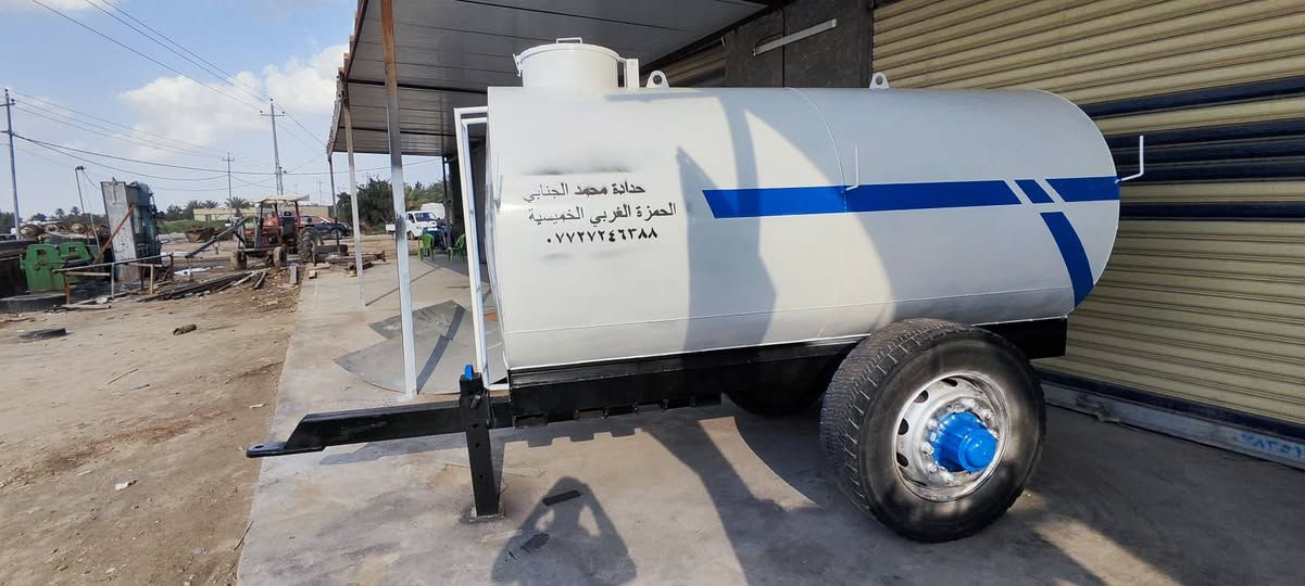 مقطوره تزكام جديد السعه 5000لتر حديد  التانكي مغلون 3ملم الشاصي 8ملم دنكير تريله تاير جوبلس 22.5  للاستفسار واتساب ***********/***********
