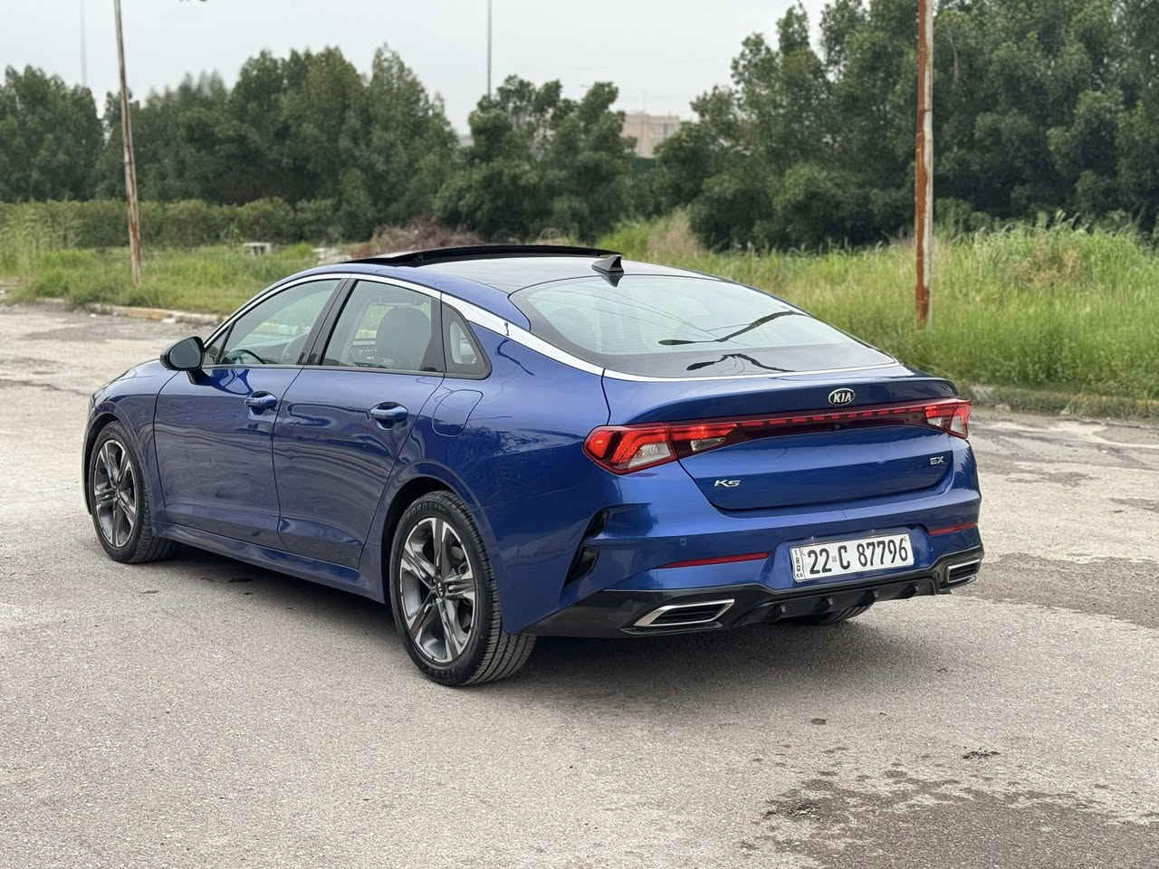 كيا K5 موديل 2021 للبيع
مواصفات EX فول 1/1 ( بصمه / بانوراما / كشنات جلد / تبريد تدفئه كشنات / تشغيل عن بعد / داخل جلد / شحن لاسلكي / تشغيل عن بعد / تبريد قطعتين / رادار وتحديد مسار / اوتو هولد / وباقي المواصفات المعروفه ) 

وارد امريكي صور الحادث داخل المنشور بجم كبس جاملغ وباب صبغ وبيهة كلير امريكا قطعتين فقط الباقي مكفول 
كير مكينه صدر على وضع الشركه 
رقم اربيل شرط التحويل 
مكاني بغداد 
السعر :- 143 وبي مجال 
للاستفسار :- ***********
