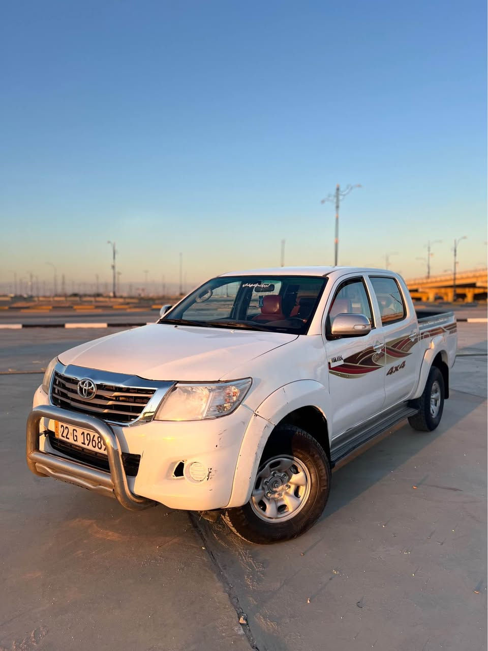 اللبيع بيكم هايلوكس فورويل مديل 2014 رقم أربيل جديد تريد تحويل تريد وكاله سياره جاهزه محرك كير حداده تخم تاير تبريد ثلج 🧊 سياره جديده ما متعوبه مكينه لا تنقيص ولا تبخير سياره حلوه بيه فقط جاملغ امامي صبغ بدون ضربه والباقي كفاله سنويه جديده اللبيع او مراوس العنوان البصره سعر 133 وبيه مجال بسيط بيع مستعجل ***********
