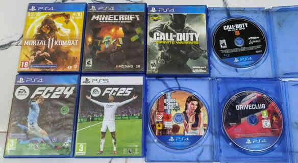 مكاني بغداد شعب *********** توصيل ماعندي
بلي ٥ فات كامل ملحقات سعره ٤٥٠
سيرس اكس كامل ملحقات سعره ٥٢٥
بلي ٤ برو مهكر كامل ملحقات سعره ٢٨٠
بلي ٤ سلم مهكر كامل ملحقات سعره ٢٢٠
بلي ٤ فات مهكر كامل ملحقات سعره ١٨٠
بلي ٤ سلم اونلاين كامل ملحقات سعره ١٧٥
بلي ٤ فات اونلاين كامل ملحقات سعره ١٥٠
جوستك بلي ٥ أصلي سعره ٥٠ ول فور سعره ٢٠
أقراص ينباعن شلع أو مفرد
