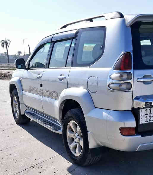 من رخصت مدير الكروب المحترم السلام عليكم تويوتا برادو  ٢٠٠٧  وارد خليجي رقم بغداد دولي بسمي تحويل مباشر  شركه الساير  VX فول مواصفات فتحه سقف ٦ سلندر كراسي جلد كهرباء فور ويل سبعه راكب ثلاث قطع تبريد حساس خلفي مسجل سيدي ٦ اقراص داخل  عسلي صاج  السياره مكفوله بدون حادث بدون تبديل بدون فتح بيهه بنيد كلير فقط اثر جراد كير مكينه شرط مامفتوحات صدر أمامي وخلفي نضيف تخم تاير تبريد ثلج تتدفة شغاله السعر (   ١٦٣  ) بيهه مجال الاتصال   *********** مكان بغداد
