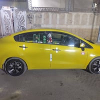 سيارة كية ريو موديل 2013 وراد خليجي ضربتهة جنطة سيارة مكفولة من كلشي ر...