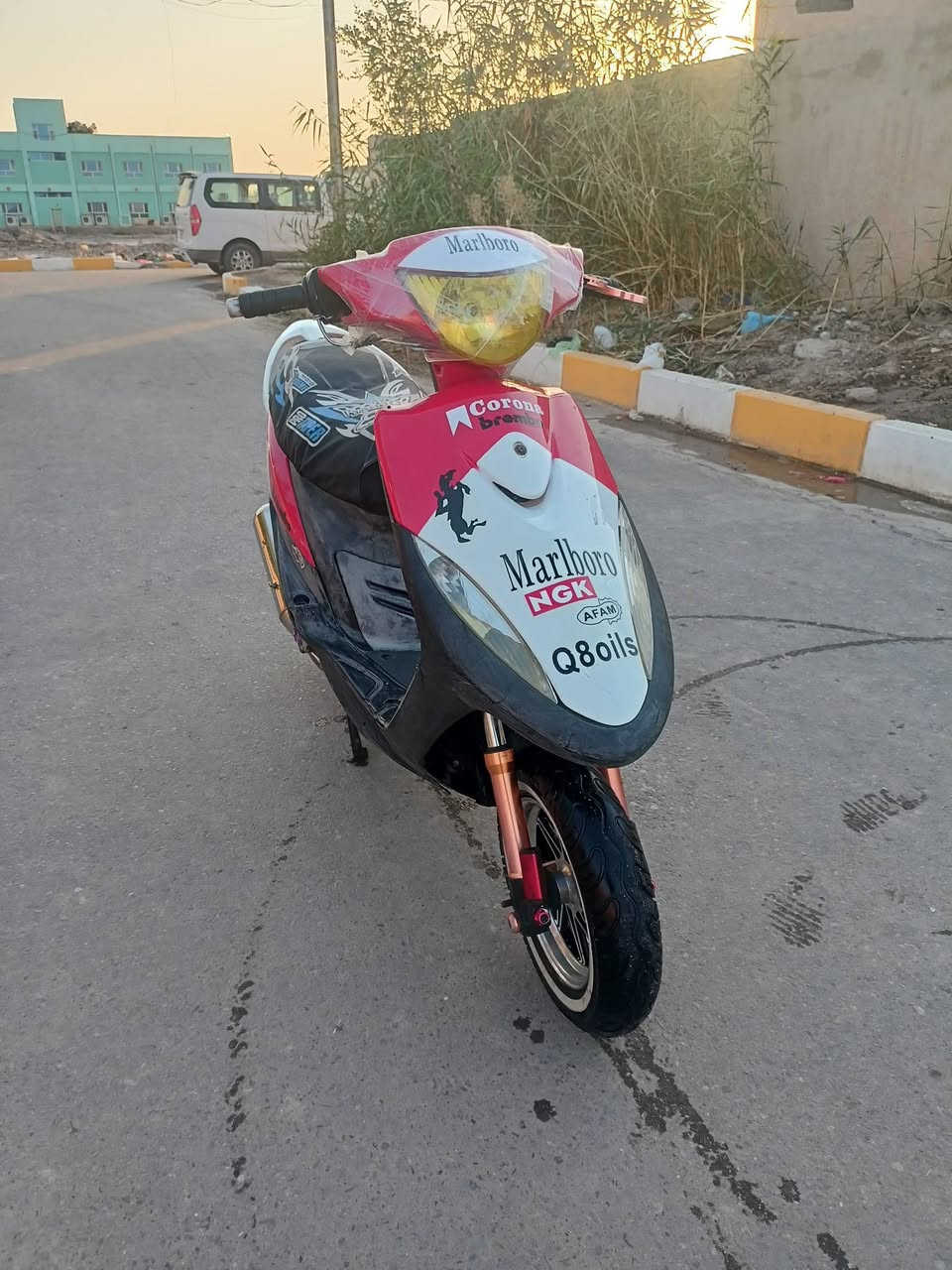 مـاكس عدله للبيع بوشه 50 مفتوحه مكينه خرسه نهضه ومشي تخبل.
سـلف  :  هـندر 
كهربائياتها كلها كامله مانقصها برغي. 

قفل سترين. 

كلجات رياضي جديدات 
قبق فلاوين رياضي 
يدات رياضي 
زوج وياله رياضي 
زوج تواير جديدات 
شوته اربع والفات 
بك لايت اربع والفات 
دبل امامي لون مشمشي رياضي 
دبل خلفي  رياضي 
شـيال الاصلي رياضي 
استانه صفح واستانه نص 

دراجه تخبل مانقصها كلشي 

سـعرها 650 وبيها مجال 
شـراي يرسلني خاص. 

مـكاني ناصريه مركز بالشموخ


**إذا كنت صاحب هذا الإعلان وتريد حذفه لأي سبب، رجاءا أرسل رسالة إلى الدعم الفني**