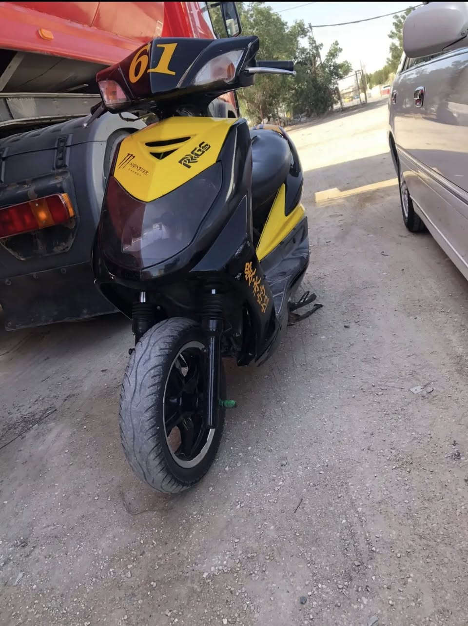 سكنز فحل مزوده بوشه ٦١ دراجه مزوده شلعه ومعدل تآكل الكاع أكل سعر خاص ‭٠٧٨٨ ٣٣٤ ٦٨٢٤‬
