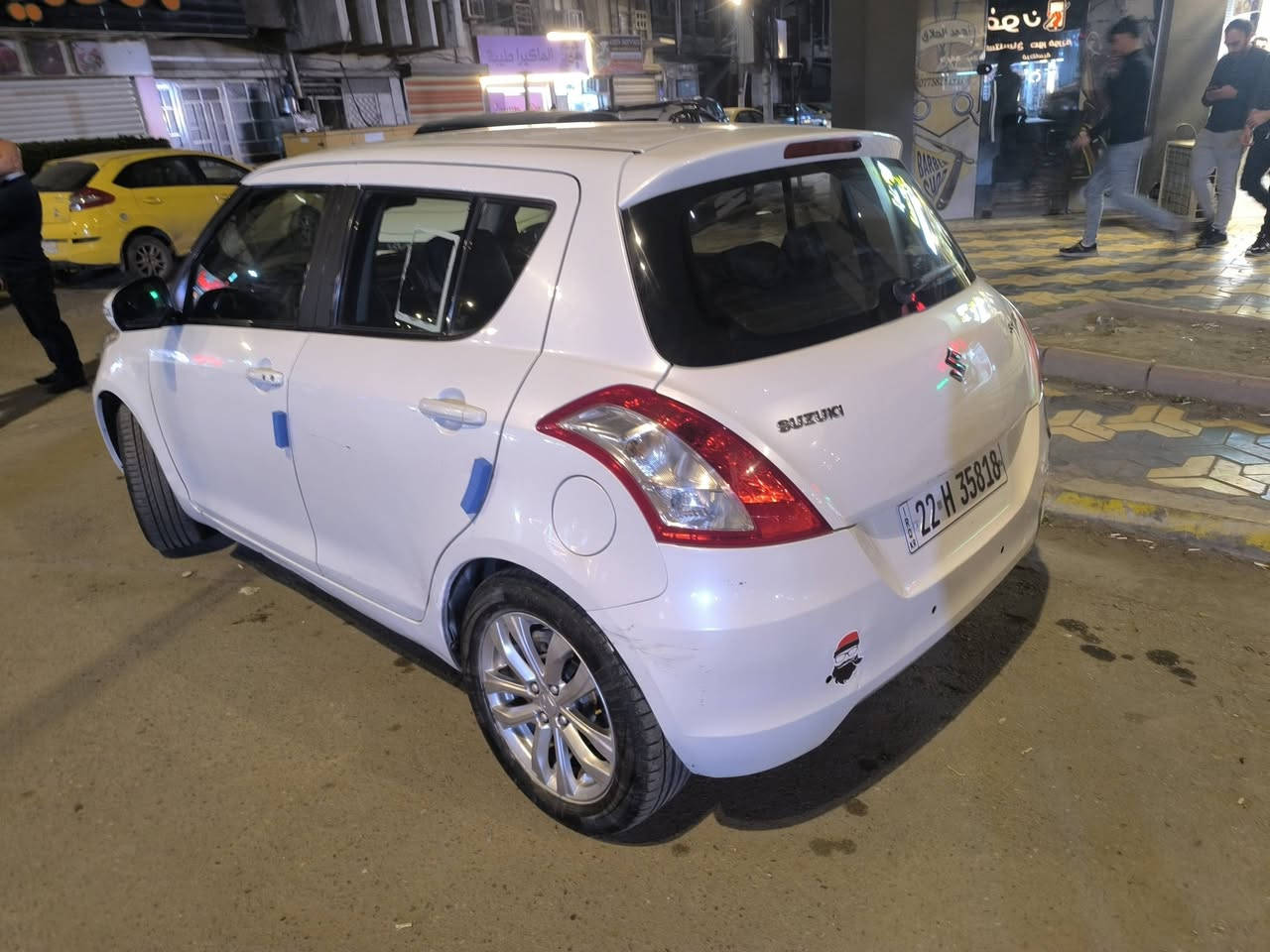 السلام عليكم
سازوكي سويفت ياباني ٢٠١٤ 
بصمه ابواب وتشغيل 
شاشه جبيره 
كير محرك صدر تبريد جاهزه 
بيها مكانات صبغ 
رقم اربيل جديد شرط تحويل 

مكانها بغداد 

السعر ٦٩ بيها مجال بسيط 

للاتصال ***********

غير متواجد على نت
