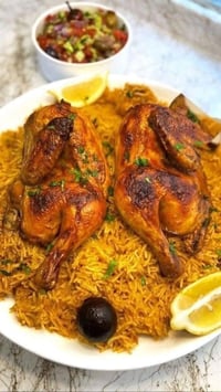 دجاجه كامله • توصيل الشاميه • كاسات روبه