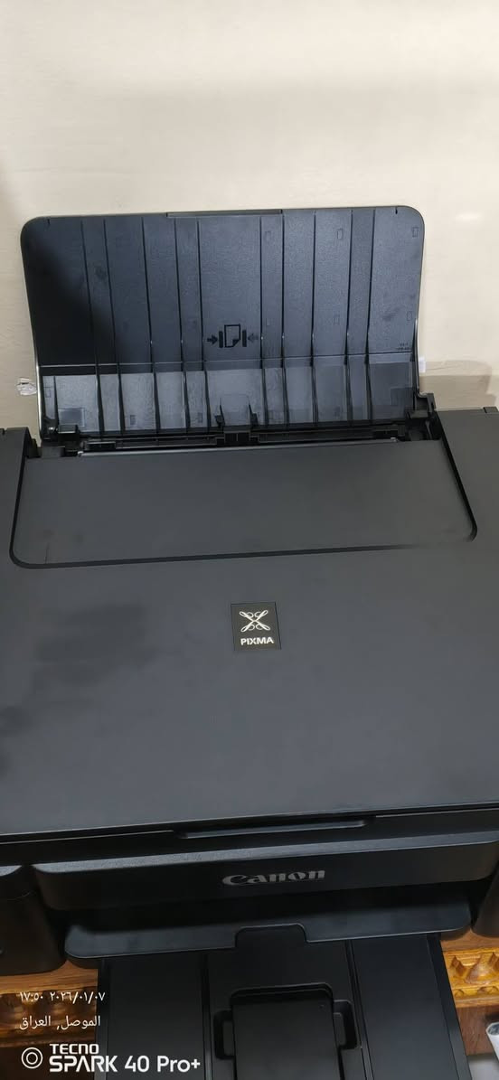 السلام عليكم 
متوفر طابعة كانون بكسما g 3416 الاصلية ب 155 الف ومتوفر توصيل لجميع المحافظات مكانها بالموصل مستخدمة قليل و نظيفة استخدام منزلي مال طالب .

للعلم سعر الجديدة 195 الف
طباعة واستنساخ وسكنر . 
تطبع من الموبايل
 ومن الحاسبة ( الابتوب )
تطبع وجهين يدوي
للاستفسار راسلنا خاص


**إذا كنت صاحب هذا الإعلان وتريد حذفه لأي سبب، رجاءا أرسل رسالة إلى الدعم الفني**