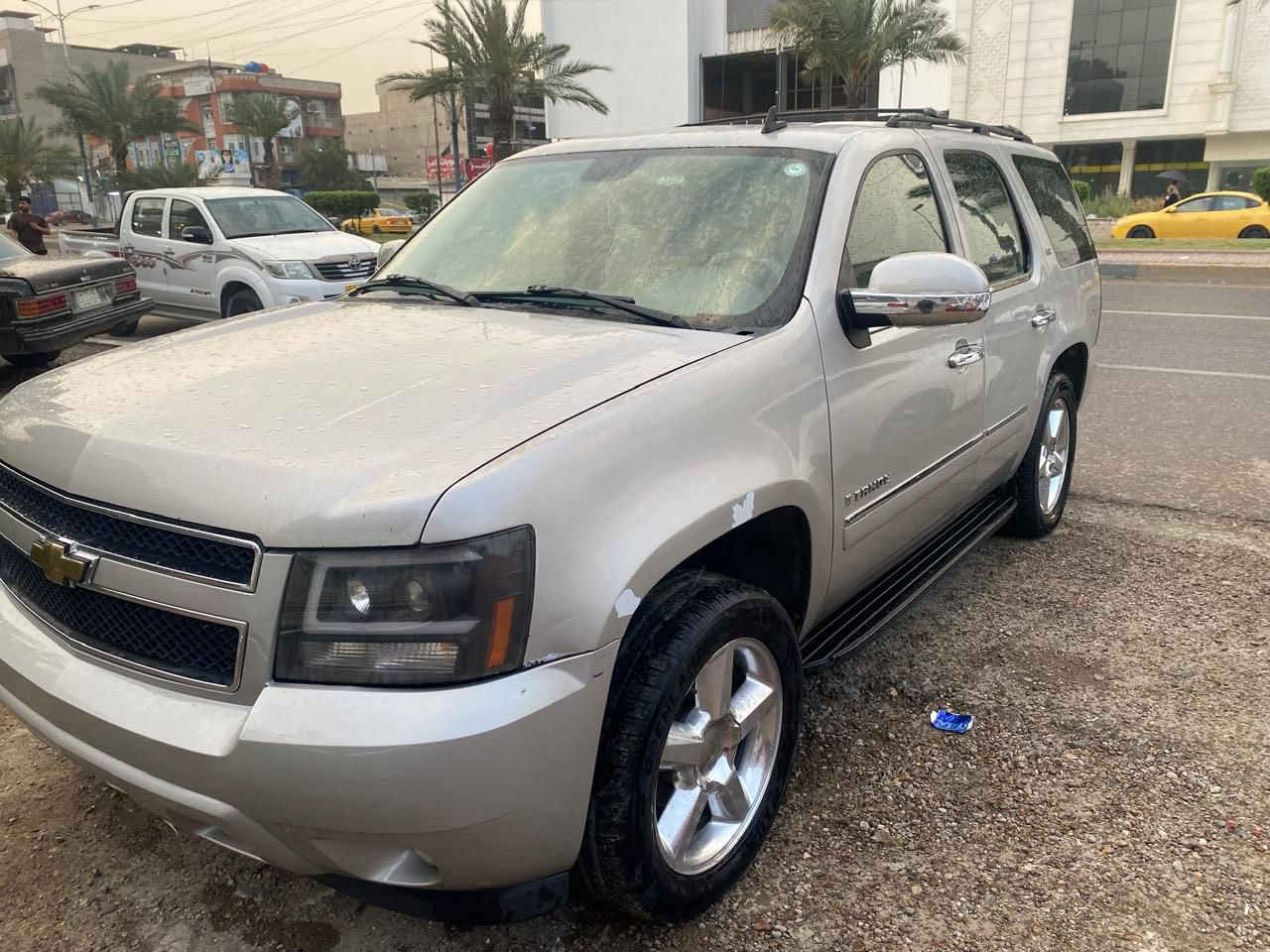 السلام عليكم
للبيع فقط تاهو 2007 فول مواصفات LTZ رقم اربيل وارد امريكي لون شمباني حادثها جاملغ امامي صفحة السايق والباب الامامي نفس الصفحة مصبوغ والجاملغ الخلفي صفحة الصدر معمر بأمريكا 
سنوية باسمي
سنوية نافذة 
عنوان بغداد/ حي جميلة 
للاستفسار الاتصال ***********
السعر 150 ورقة
