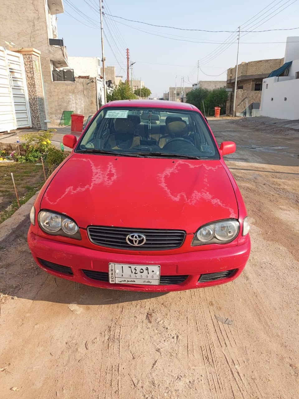 كورلا للبيع موديل 2000 محرك وكير خير من الله صدر أمامي وخلفي جيد فقط تحتاج صبغ حزام والجاملغ من جهة اليمن مبدل والسعر 63 وبيه مجال***********
