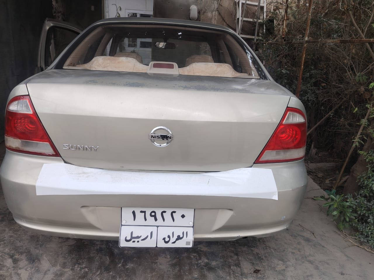 نيسان الصني الكوري
موديل 2008رقم أربيل
رقم موبايل/***********
ضرر جامرلغ سكن بيها بارد
سعرها /82$ بيها مجال 
عنوان كركوك
