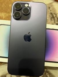 للبيع ايفون ١٤ برو ماكس ذاكره ٢٥٦ كله شرط جهاز شخط مابي دبل سيم نموذج ...