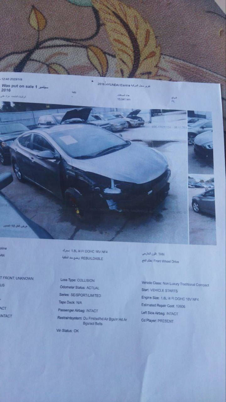 لنتره 2016
فول السياره 
بصمه تحكم ستيرن
مريه شفط 
بنرامه  ملاحظه سياره  وراد امريكي بدون حادث  سياره كلها ليبل واحد
للستفسار اتصل ***********
