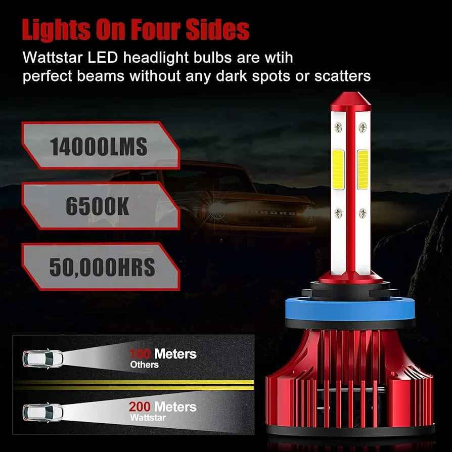 🌼👈🌼مصابيح  أمامية LED من wattstar H11 بقوة 14000 لومن مع مروحة تبريد، شعاع مثالي منخفض/عالي، رقائق DOB1430، 34 وات لكل مصباح، لون أبيض نقي 6500 كلفن، عبوة من قطعتين.🌼👉🌼

🚚🚚🚗🚗 التوصيل 5 الف لجميع المحافظات 🚗🚗🚚🚚

🔥 🔥  المنتج امزون جديد غير مستخدم الماني اوربي  🔥 🔥

✨ حق الزبون فحص المنتج قبل تسليم المبلغ للمندوب  ✨

❄️ طريقة الحجز @ الاسم @ العنوان كامل @ رقم الهاتف ❄️ 

❣️❣️❣️  للحجز و الاستفسار على الخاص فقط  ❣️❣️❣️

👇👇👇👇👇تفاصيل المنتج 👇👇👇👇👇

🌼👈【تحسين السلامة أثناء القيادة ليلاً】تصميم مبتكر بأربعة جوانب، إضاءة 360 درجة، بدون ظلال، إضاءة كاملة. مصابيح H11 LED الأمامية هي 14000 لومن 64 وات لكل زوج، أكثر سطوعًا بمقدار 1.5 مرة من المصابيح الأصلية، مع ضوء أبيض اللون يسمح لك برؤية أبعد وأوضح لقيادة أكثر أمانًا.👉

🌼👈【لا مزيد من الاستبدالات المتكررة】مصابيح المصابيح الأمامية LED Wattstar F4 H11 مصنوعة من مواد عالية الجودة وتصميم تبريد ذكي، لذلك يمكنها تحقيق التوازن المثالي بين الأداء وعمر الخدمة. يمكن أن تدوم المصباح لمدة 22 عامًا حتى لو كنت تقود لمدة 6 ساعات👉

🌼👈【توفير وقت التركيب】تصميم مركز إضاءة بنسبة 1:1 تقريبًا، تمامًا مثل مصابيح الهالوجين الأصلية. تصميمها بدون قطبية، ما يجعلها سهلة التركيب في دقائق. لا حاجة لتعديل أغطية المصابيح الأمامية أو غطاءها، ما عليك سوى التوصيل والتشغيل. مثالية لأغطية المصابيح ومقابس المصنع.👉

🌼👈【جاهز لـ CANBUS ومتوافق مع 99% من المركبات】 يعمل بشكل مثالي مع أنظمة كمبيوتر 99% من المركبات دون أي أخطاء أو تداخلات راديوية مثل تويوتا وهوندا ونيسان وشيفروليه وفورد ومرسيدس بنز وبي إم دبليو وما إلى ذلك. ومع ذلك، بالنسبة لبعض المشكلات الحساسة وبعض موديلات السيارات، قد تحتاج إلى فك تشفير CANBUS.👉 Colombo, Sri Lanka


**إذا كنت صاحب هذا الإعلان وتريد حذفه لأي سبب، رجاءا أرسل رسالة إلى الدعم الفني**