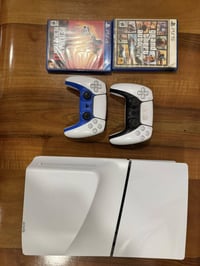 بلايستيشن5 • ٢ جويستك أصلي • ريد ديد وGTA5