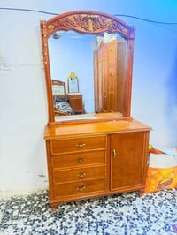 غرفة نوم صاج عراقي أصلي للبيع 🪵✨ النوع: صاج عراقي أصلي (خشب سميك وشغل ...
