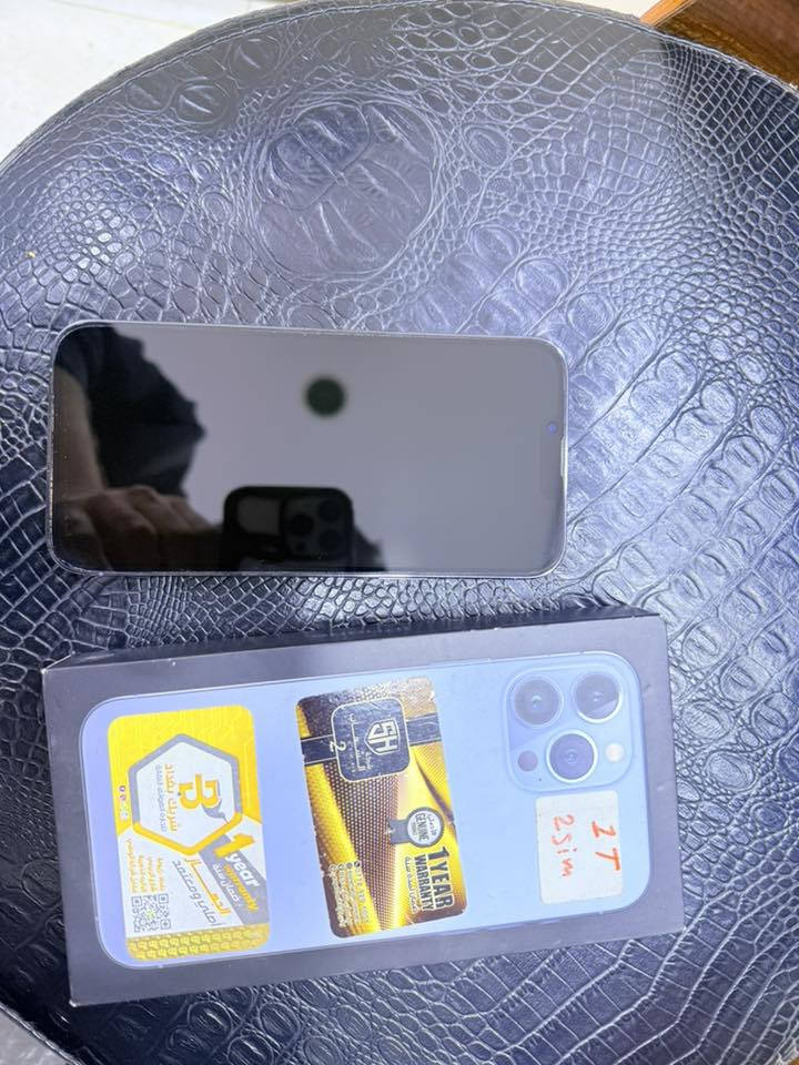 ايفون 13 برو ماكس  ذاكره 1 تيرا  (1028گيگا)
دبل شريحه ‼️
بطاريه 85 الجهاز
 نهائياً ما مفتوح و مكفول من كلشي 
عندي توصيل لكافه المحافظات 
مكاني ميسان العماره 
سعره نهايته ب900 الف 
***********
واتساب
