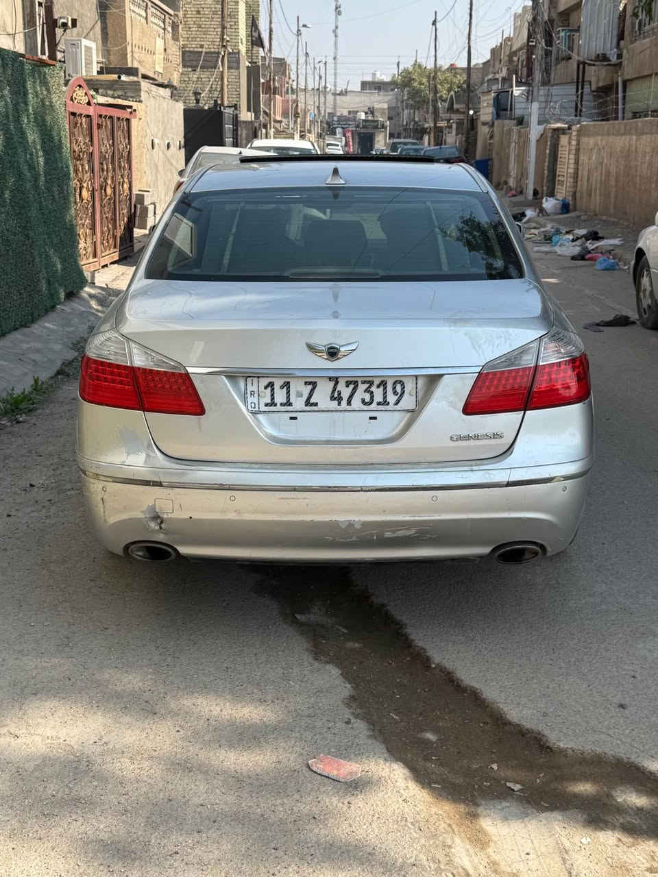 السلام عليكم 
جنسزز 2009 محرك 3800 فووول مواصفات VIP 1/1 وارد امريكي حادث بنيد فقط السياره ليبل واحد عده البنيد بدون دواخل بيه صبغ مكانات وجاردات يحتاجلهن اعاده بدون حادث فقط صبغ مكينته بيه خيط بخار بسيط بدون تنقيص كير مكفول صدر امامي وخلفي جديد كهرباىيات كله شغاله تخم تاير جديد تدفئه+تبريد سياره جاهزه بدون نقص معروضه ب ( 84$ ) وبيه مجال بسيط مكاني بغداد الدوره نهايه شارع 60 للاستفسار *********** بغداد, العراق
