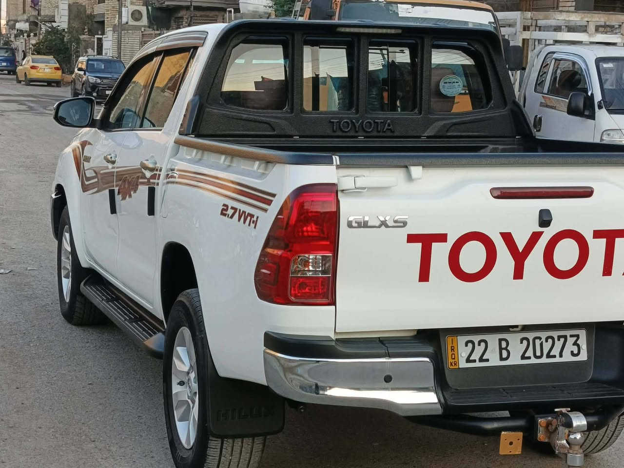 سلام عليكم بيكم هايلوكس 2020
مكفولة كفاله عامه   سعر 285
سيد نهرو مذهبه علامه ويدات 
بصمه بلادي + كامره خلفيه
حساسات خلفيه رقم اربيل
كير اوتو وقود بانزين 
تبريد قطعتين 
هوك خلفي امامي 
سكن بغداد ستفسار ***********,,***********
