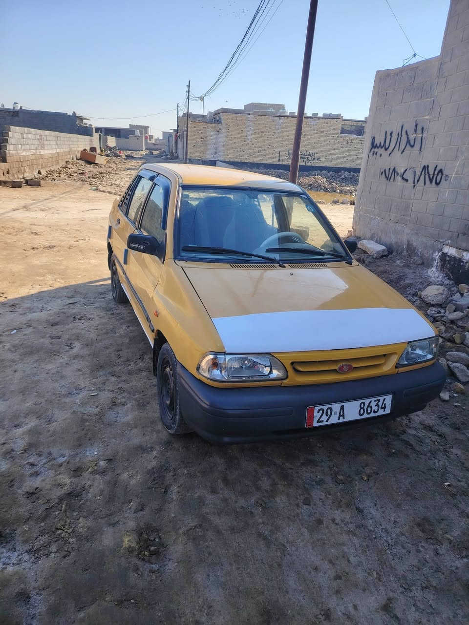 لبيع سابه موديل 13رقم واسط نكليزي بسمي محرك وكير كيه برايد مكفولات تخم تاير حداديه جديده.                خط وبحث مصفره دوشمه سياره نضيفه بمعنه لكلمه
بكان سياره بلكوت مركز محافظه.                              سعر 27 بيها مجال كلش قليل
لتصال علا رقم ***********
