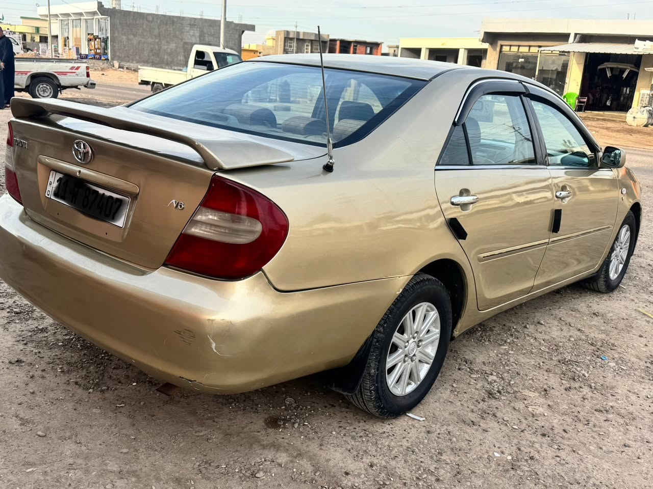 سلام عليكم
للبيع او مراوس كامري 2003 خليجي محرك 6
رقم بغداد انكليزي 
كير محرك صدر شرط 
صبغ حزام جماليه 
سعر 85 
مكان السياره الضلوعيه
للاستفسار 
***********
