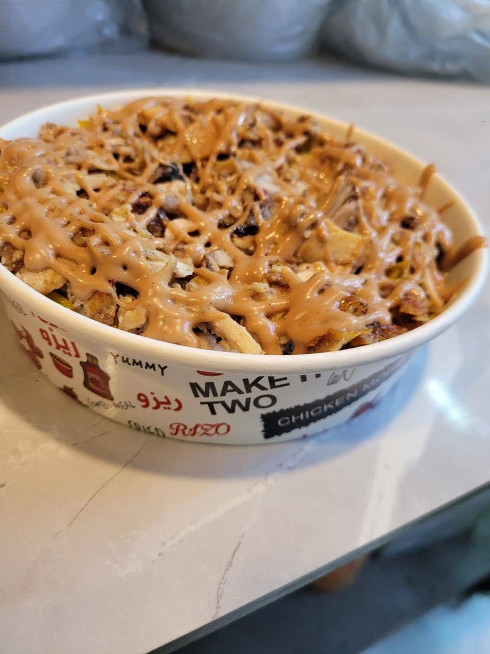 هلا وسهلا بيكم في مطعم فود ستوري للاكلات السريعه
يفتح المطعم من الساعه 3 العصر للسحور إنشاء الله
عروض رمضان مازالة مستمره إنشاء الله 

1️⃣ العرض الاول‏ 2 شاورما لحم+ 2 شاورما دجاج ب _ 5,000 _

2️⃣ العرض الثاني _ 2 ريزو ب _7,000_  

3️⃣ العرض الثالث _ 3 ريزو ب _ 10 _

4️⃣ العرض الرابع _صاج+ بركر+ صاج فلافل+ ريزو+ بطل ببسي ب_ 9,000_

5️⃣ بيتزا+ يرزو+ بطل ببسي ب _9,00

المطعم بلمسيب بلفلكه يم الحسينيه مجاور كباب يغضان 
 يغضان
توصيل مجاني 
***********
