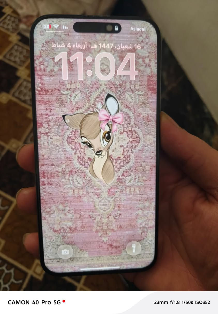 15 برو ماكس تلفون نضيف بطاريه 87 مشحون 577 مره دبل سيمكارت تلفون مال بيت فقط مبدل شاشه وفيس إيدي ما يشتغل وشاشه مبدل 120 هرتز 3 خيارات نوعيه ممتازه بلشرط 
سعره 650 وبي مجال


**إذا كنت صاحب هذا الإعلان وتريد حذفه لأي سبب، رجاءا أرسل رسالة إلى الدعم الفني**