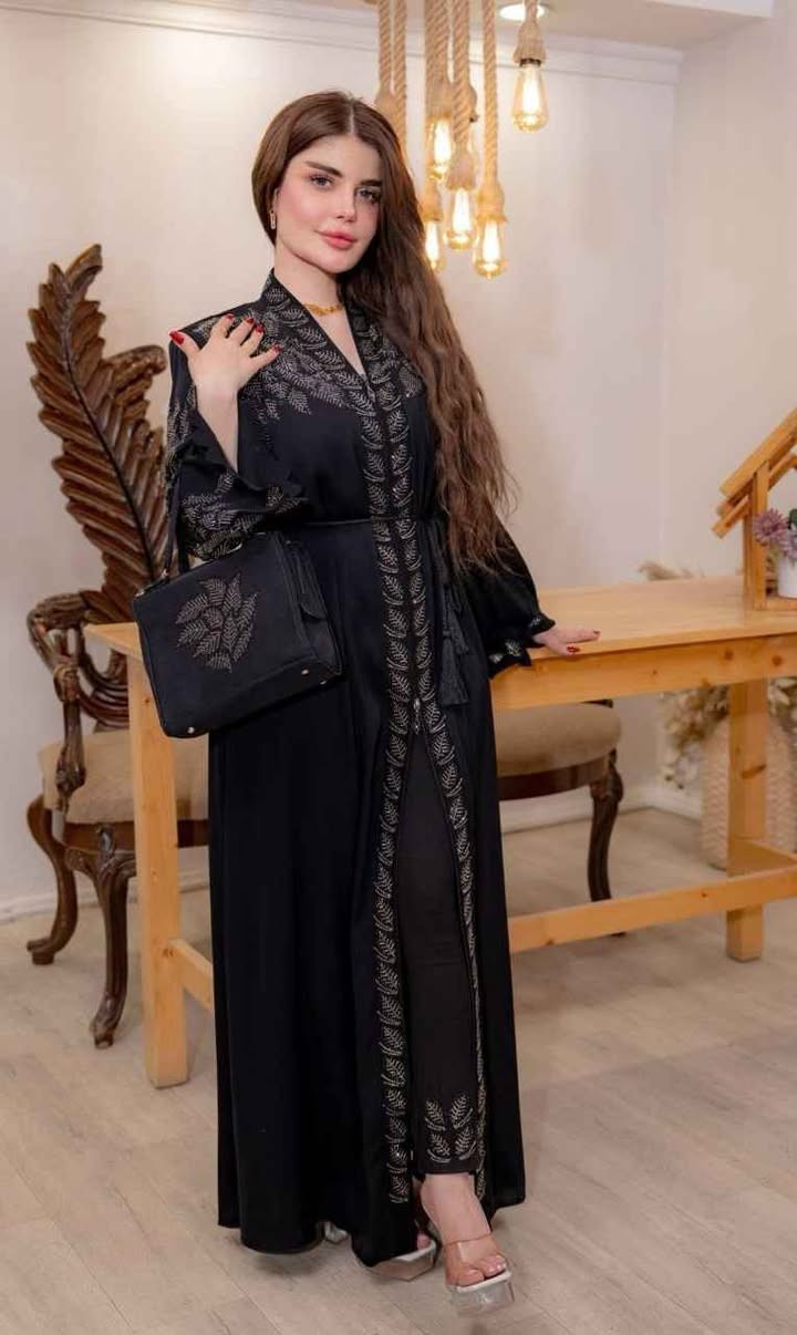 🪄الشغل ستراس الاصلي 💯

✨الأقماش حرير أمارتي 💯

🎗️مڪون من 5️⃣ قطع
⤶العباية
⤶شال
⤶احزام
⤶بنطرون
⤶حقيبة 👜 

🎗️قياساتـه :- من وزن 60 الى وزن 110
🎨🎨 الألوان :-
←أسود سادة
←أسود فضي
←أسود ذهبي البصرة, العراق


**إذا كنت صاحب هذا الإعلان وتريد حذفه لأي سبب، رجاءا أرسل رسالة إلى الدعم الفني**