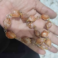 قلادة • عقيق • شغل يدوي