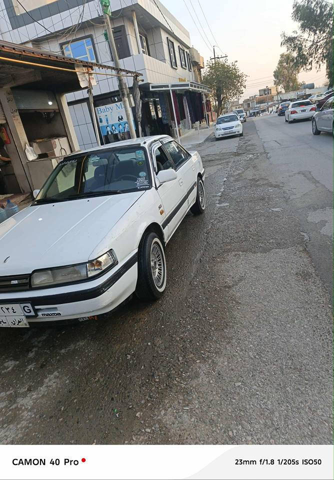 مازدا 626 مۆدێل 1987 گێر عادی دوپارچەی بۆیاخە بێ دعمو لێدراو  جام کارەبایی هەشتو بەخ بەشەرتی گێرو مەکینە هەتابڵێی سەیارەکی سەیارەکی بێ مەسرەف بێ تەقەو رەقە. *********** كويسينجاك, أربيل
