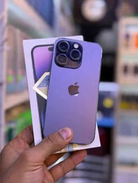 ايفون 14 برو دبل سيم كارت وكاله اصلي  ذاكره 256 بطاريه 90 بلاد نضافه 💯...